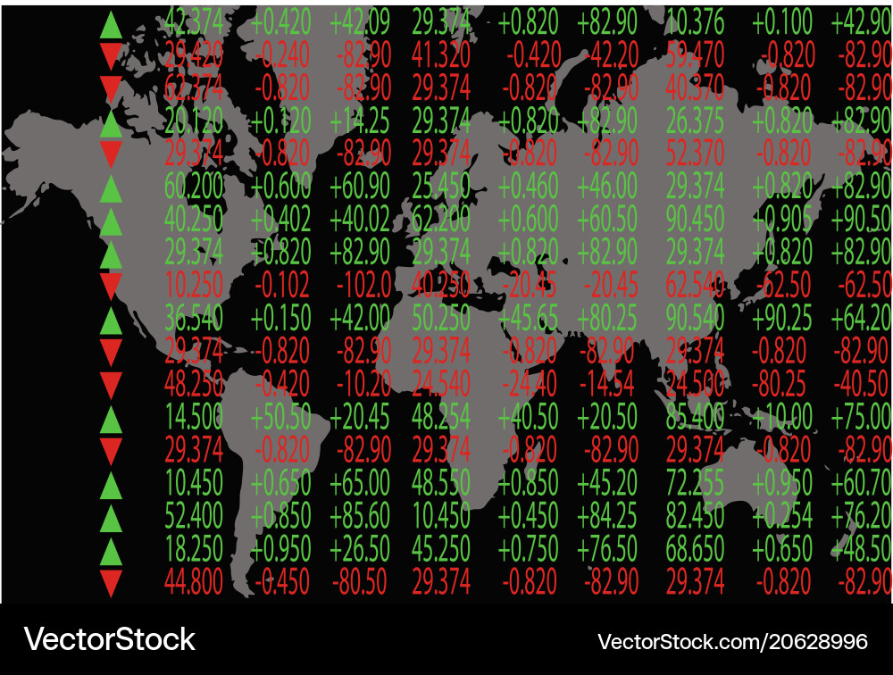 Trade market Vector Image