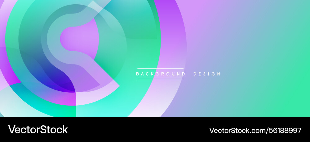 Abstract vibrant layers create smooth gradient Abstract vibrant layers create smooth gradient vector image
