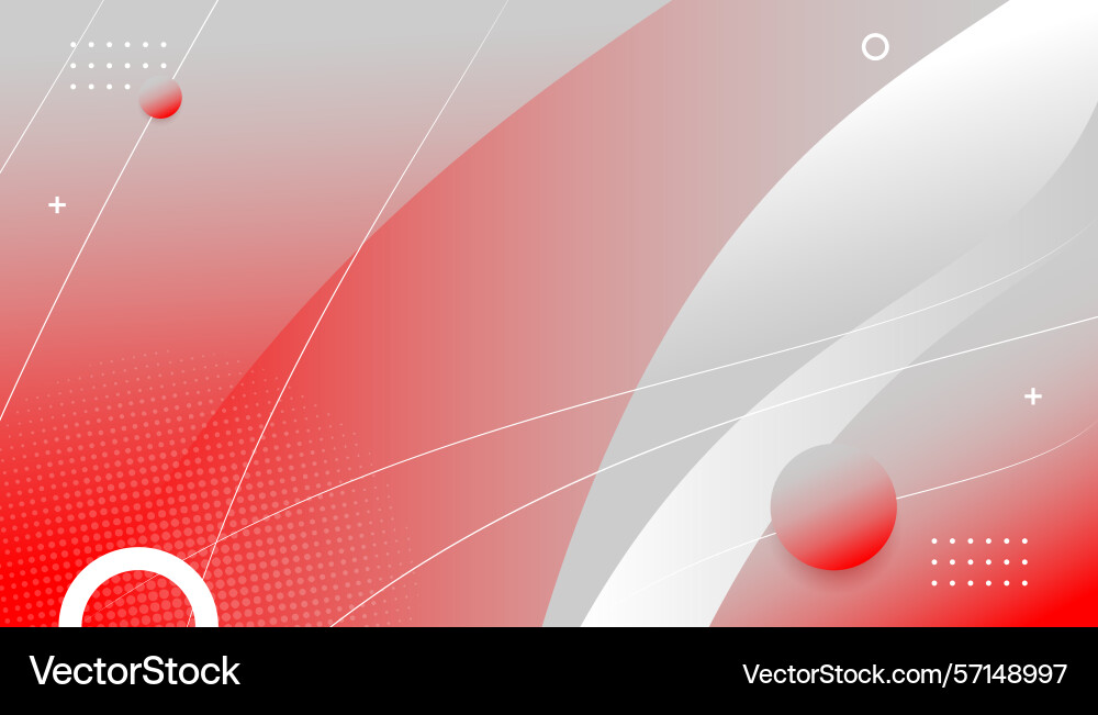 Abstract white and grey background with dynamic Vector Image