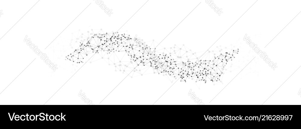 Big data of lines and dot in the form Big data of lines and dot in the form vector image