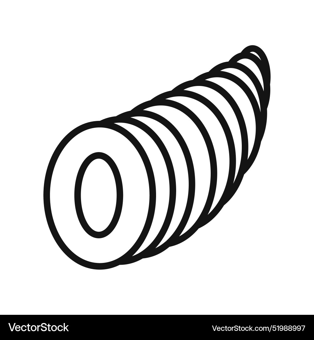 Cornucopia mark in filled style Vector Image