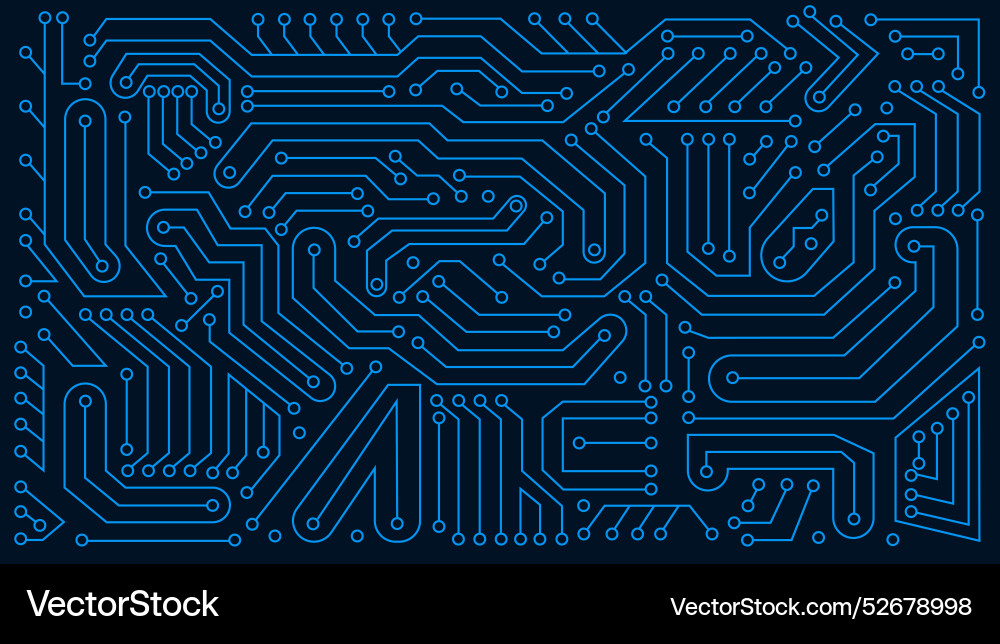 Electronics board high tech circuit Electronics board high tech circuit Vector Image