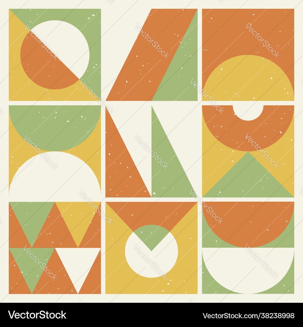 Retro background with abstract geometric elements Retro background with abstract geometric elements vector image