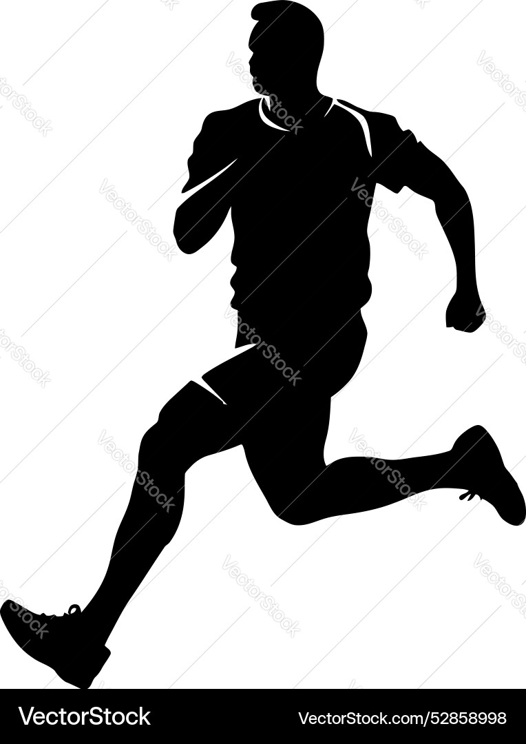 Swift strider runner side view icon design rapid Swift strider runner side view icon design rapid Vector Image