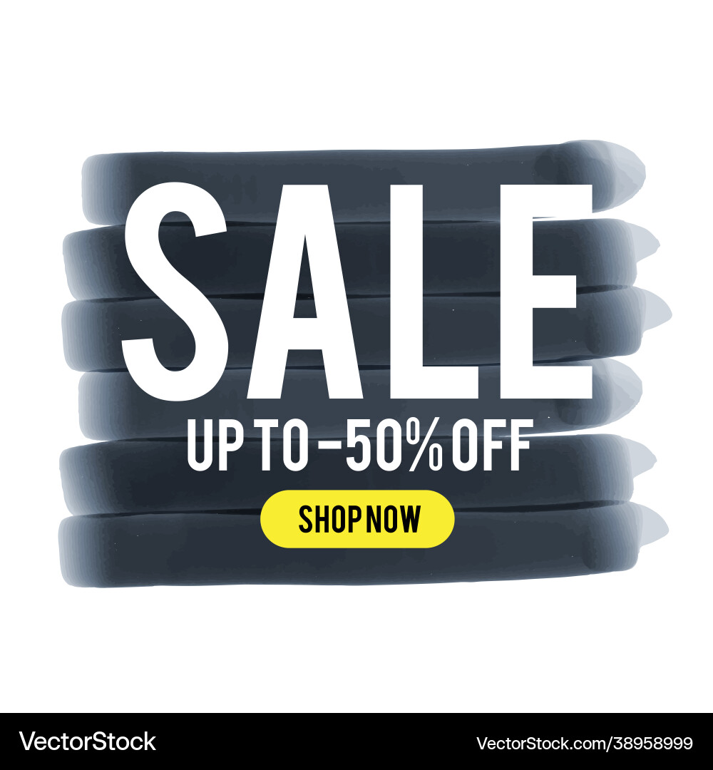 Super sale poster template with abstract ink Super sale poster template with abstract ink vector image