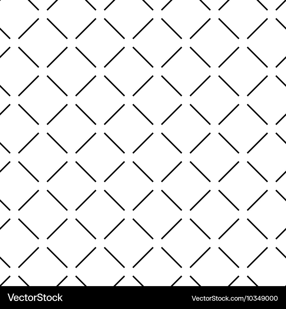 Line Grid Pattern - Monochrome vector image