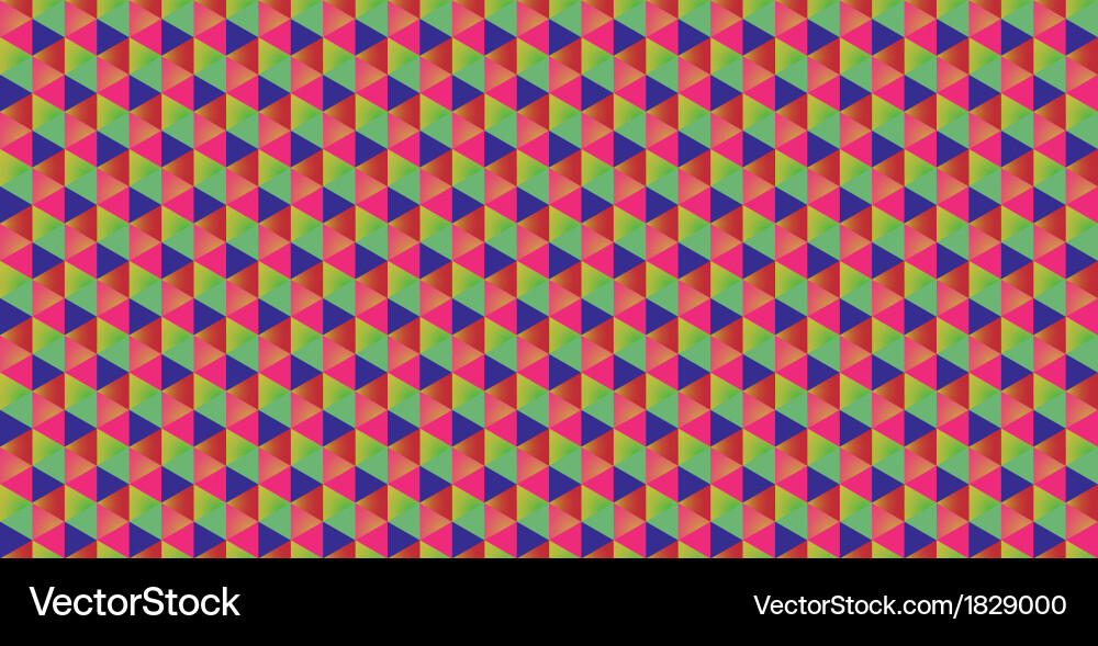 Seamless triangle hexagon pattern Vector Image
