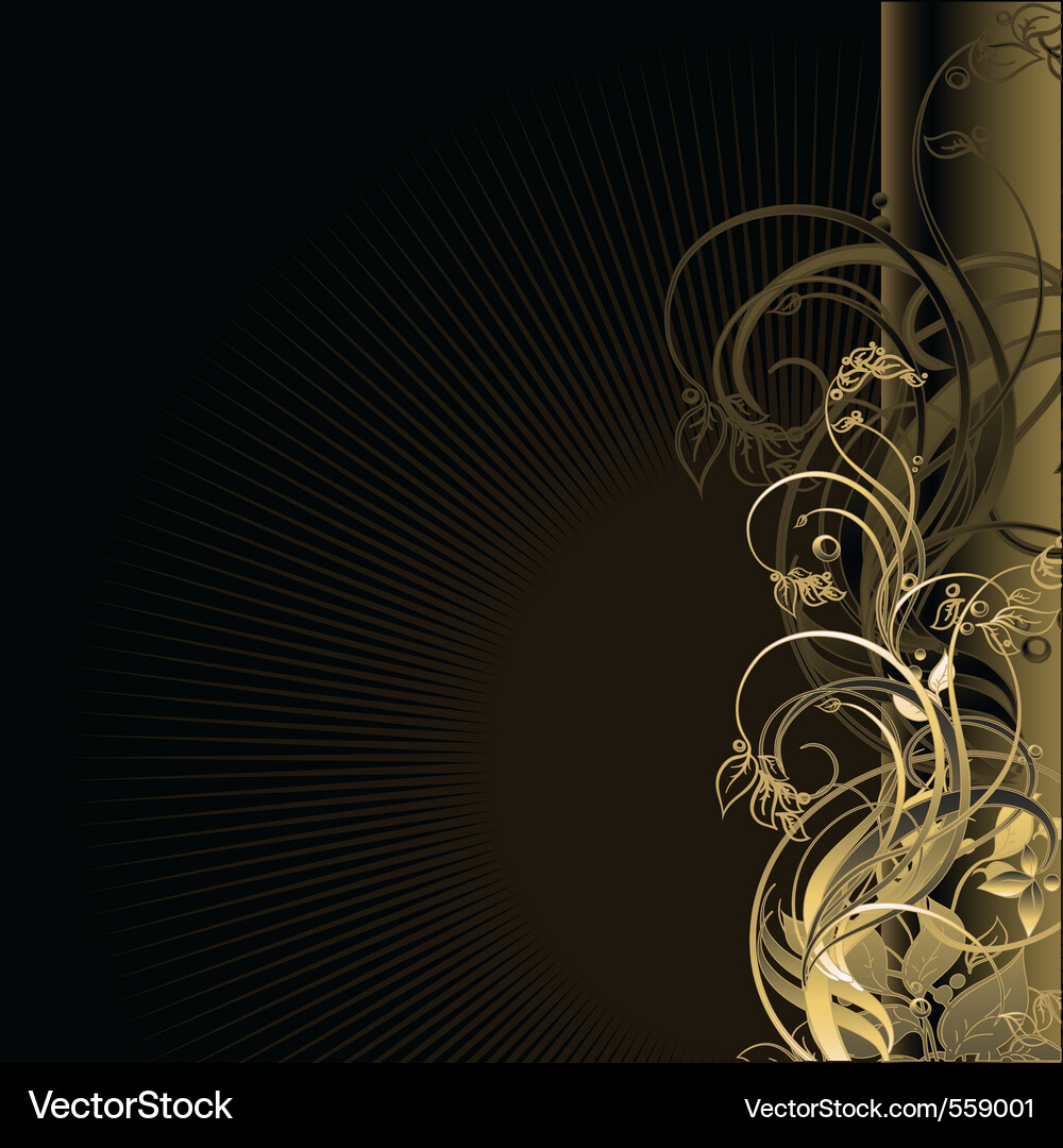 Floral frame Vector Image