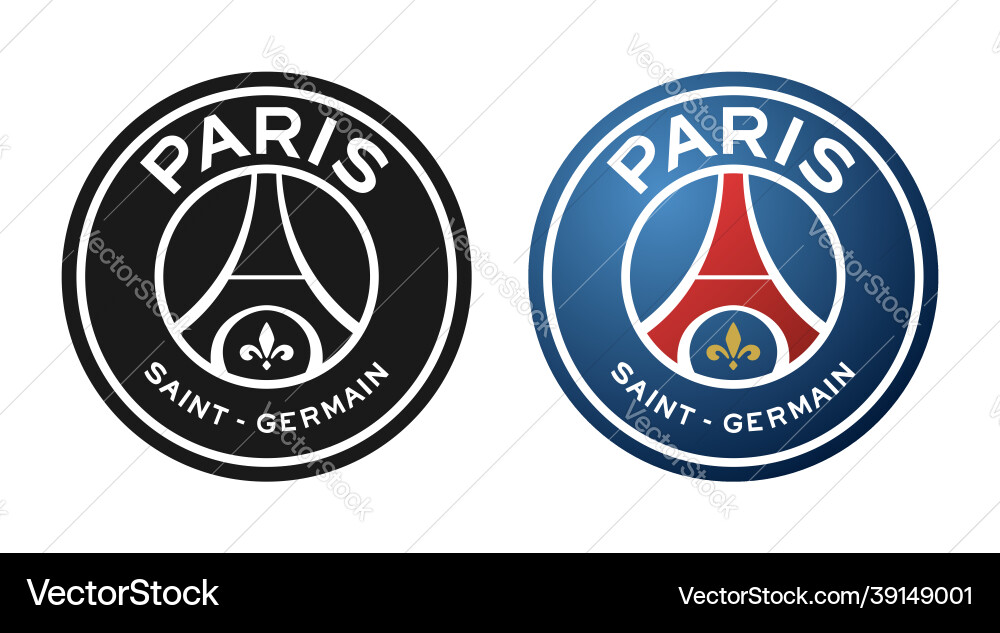 Paris Saint-Germain Logo Vector Image
