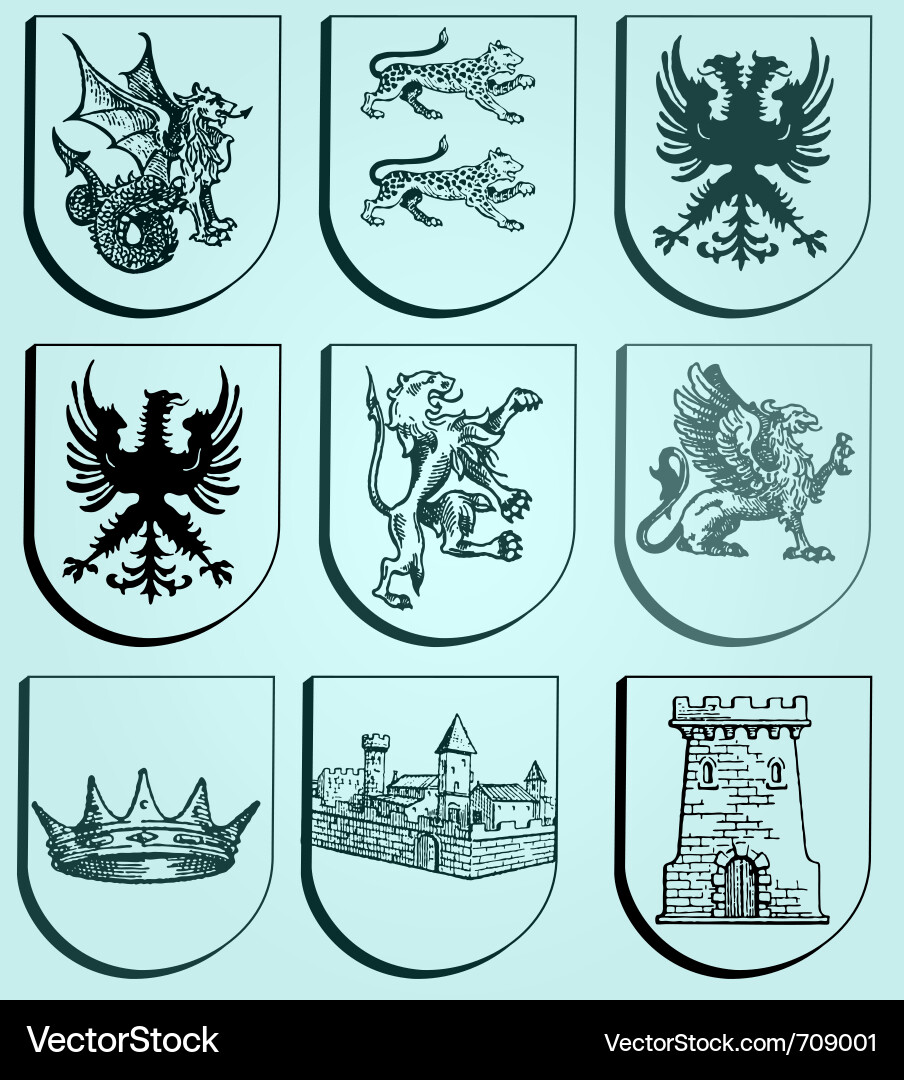 Retro set Vector Image