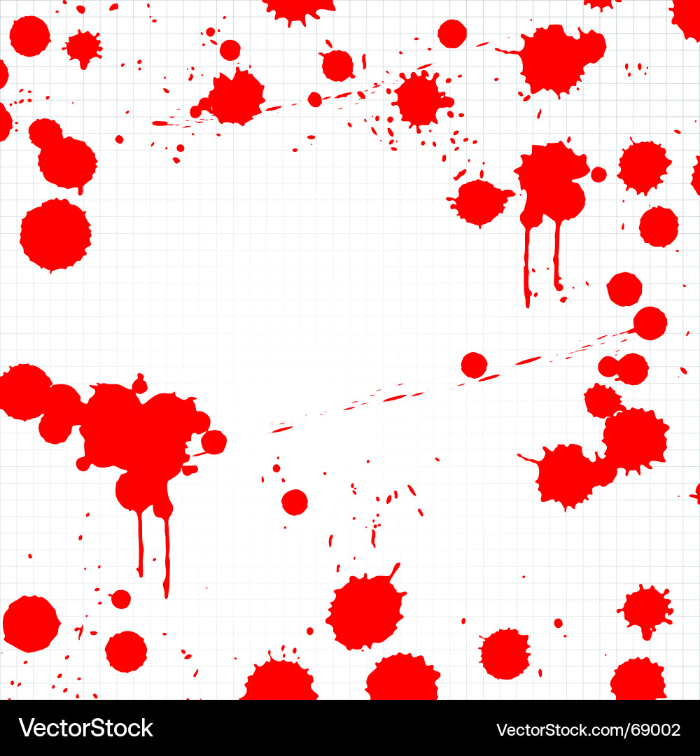 Blut Splatter Hintergrund Vektorbild