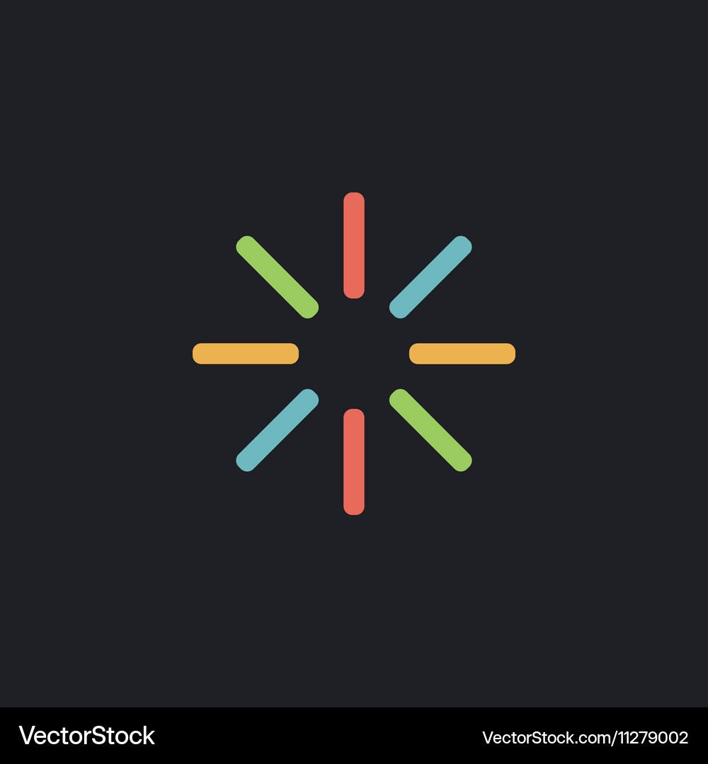 Loading computer symbol Vector Image