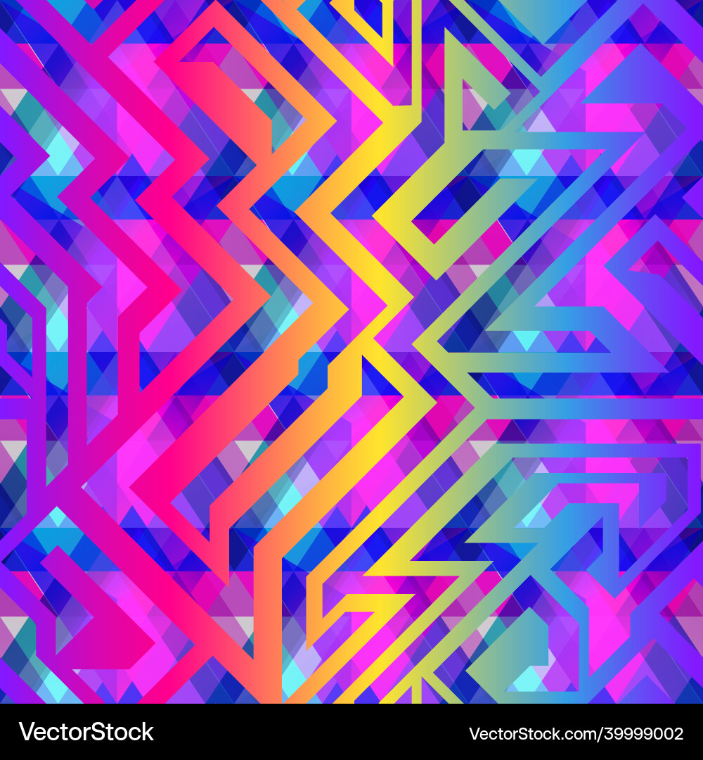 Psychedelic Maze Pattern Vector Image