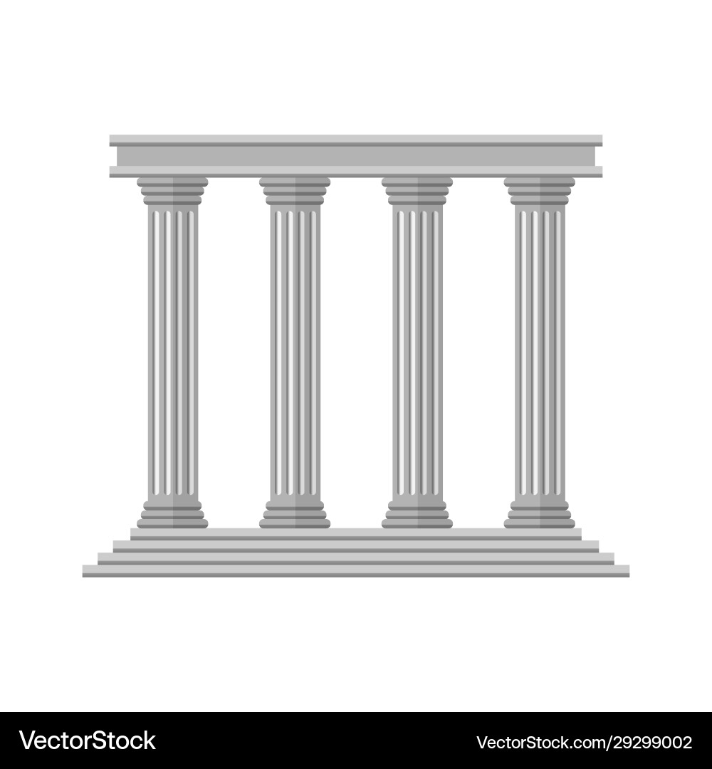 Retro Ancient Columns vector image