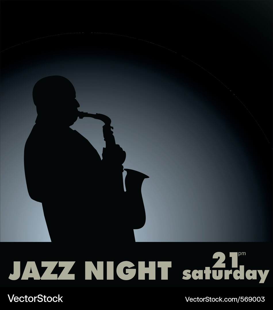 Jazz musician Vector Image