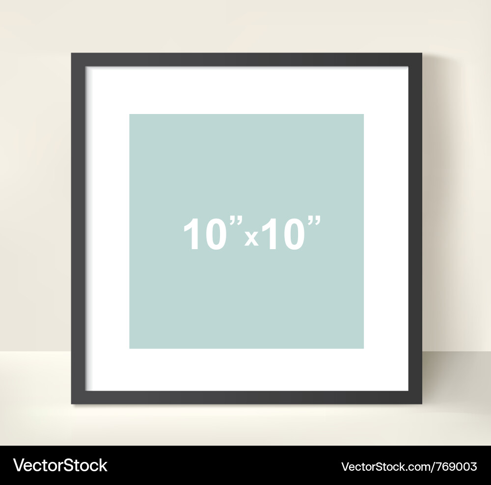 Simple Square Frame vector image