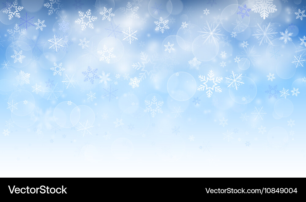 Snowy background Royalty Free Vector Image - VectorStock