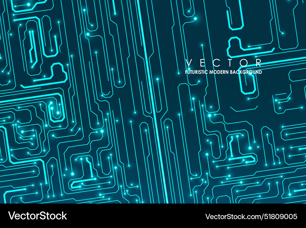 Abstract Circuit Board Background Royalty Free Vector Image