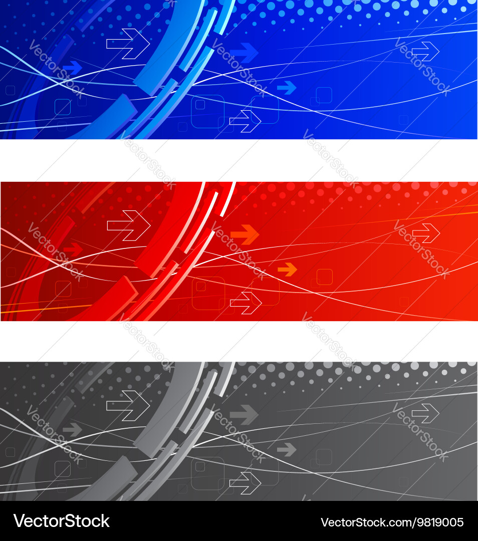 Abstract Technology Flow Background Vector Image