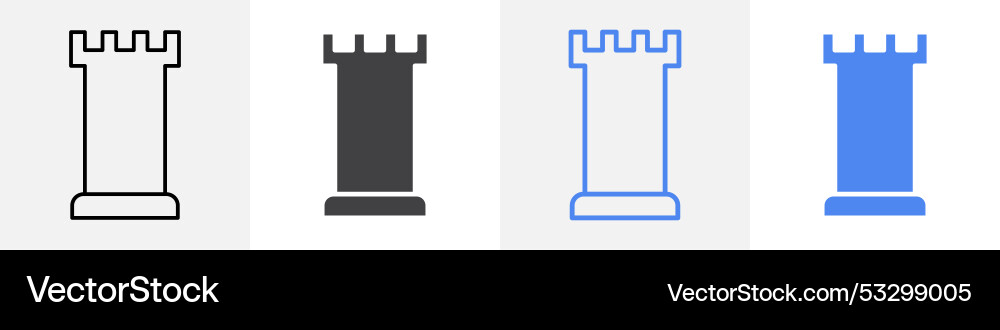Turm-Icon-Set Verwendung für Web-ui oder App Turm-Icon-Set Verwendung für Web-ui oder App vektorbild
