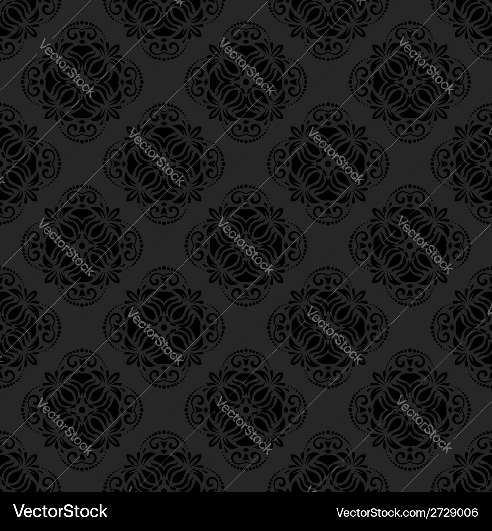 Damask seamless pattern abstract background Vector Image