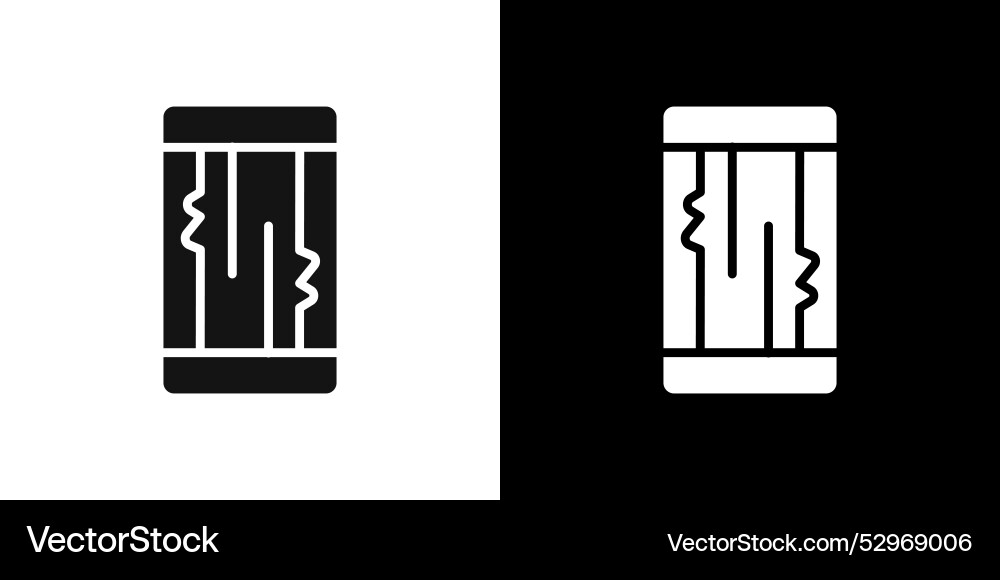 Display or lcd issues icon flat fill set Display or lcd issues icon flat fill set Vector Image