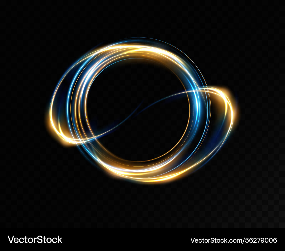 Dynamic light trails abstract design concept Dynamic light trails abstract design concept vector image