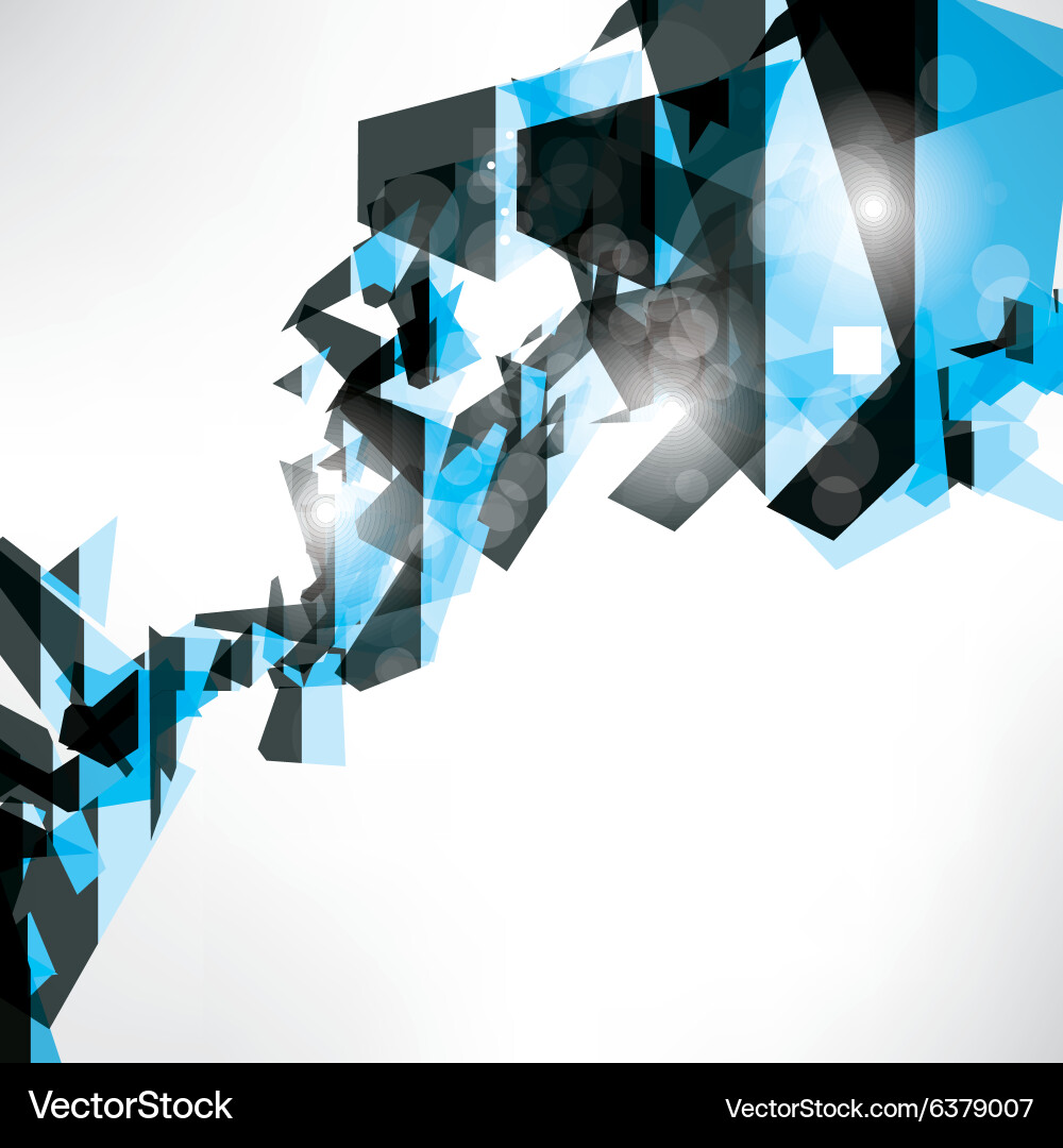 Abstract background with geometric elements vector image