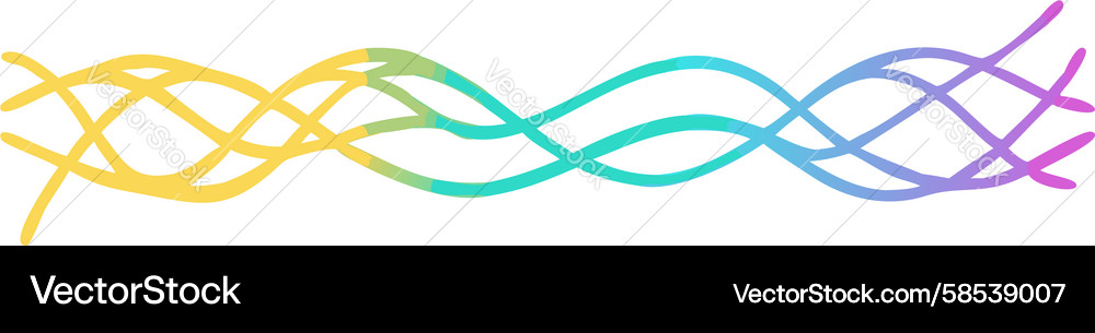 Abstract Flowing Line Pattern Vector Image
