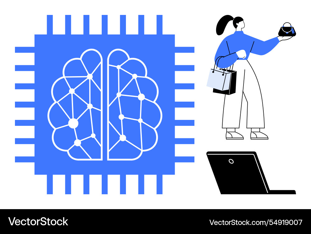 Integration of artificial intelligence in e vector image
