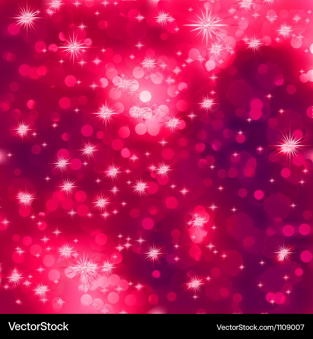 Sparkling Christmas Bokeh Background vector image