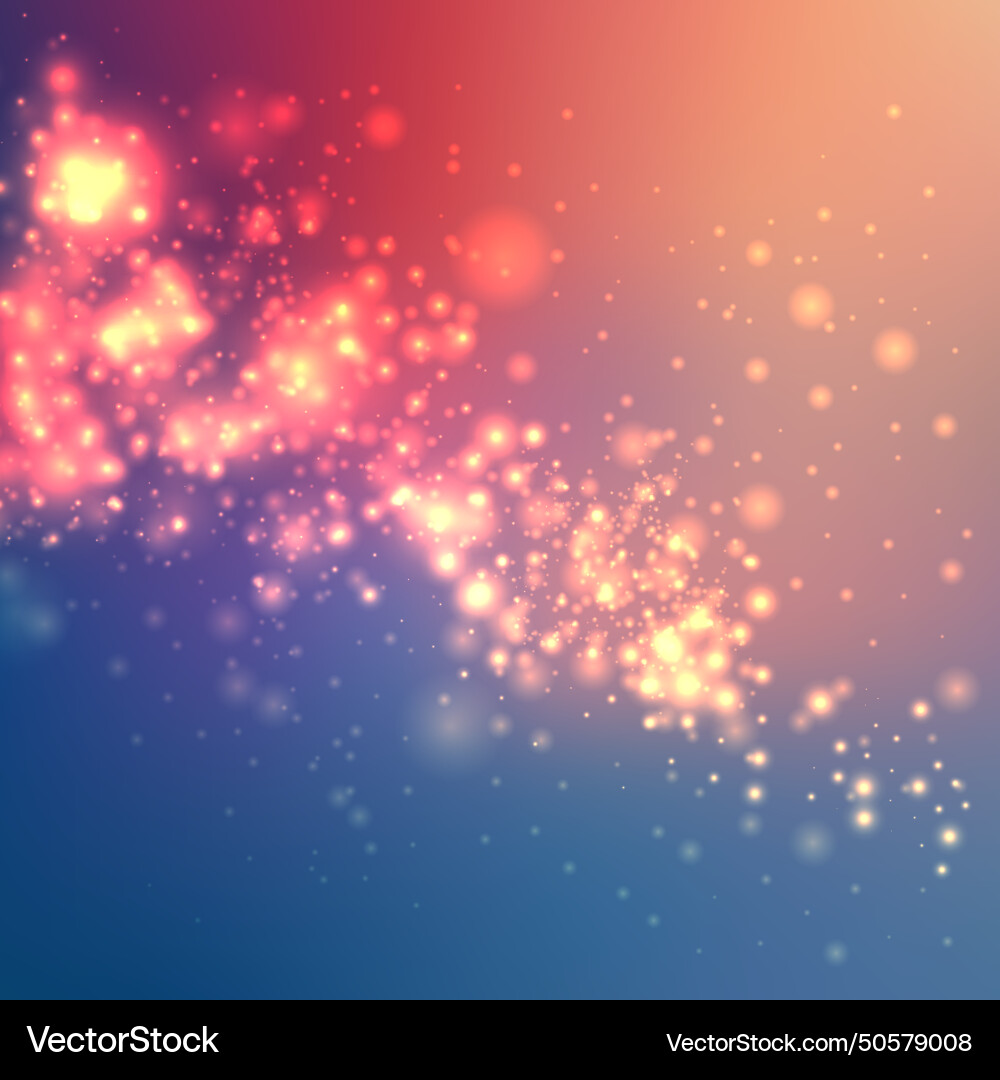 Blurred gradient background bokeh vector image