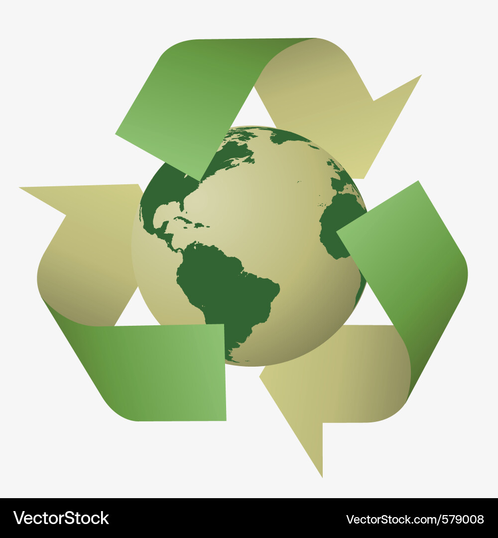 Recycling Symbol Vector Image