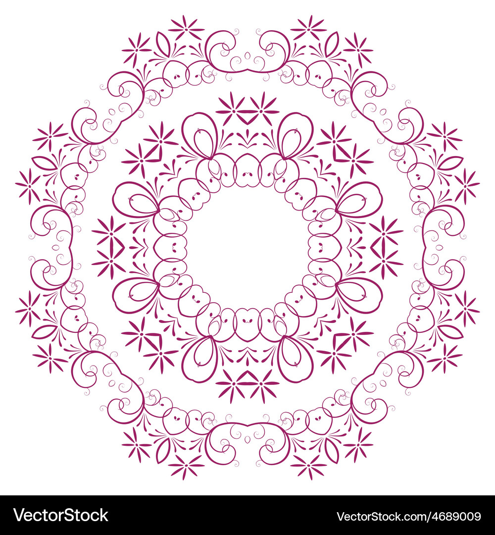 Abstract design of a circular pattern Vector Image