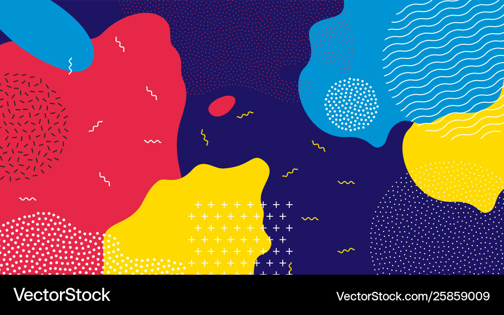 Abstract pop art liquid color pattern background Abstract pop art liquid color pattern background vector image