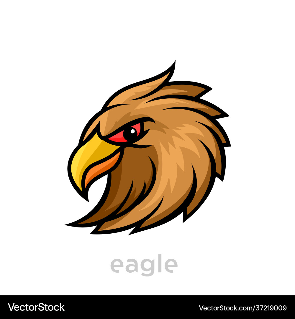 Eagle head Royalty Free Vector Image - VectorStock