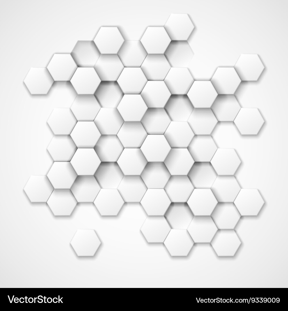 Hexagonal Pattern Background vector image
