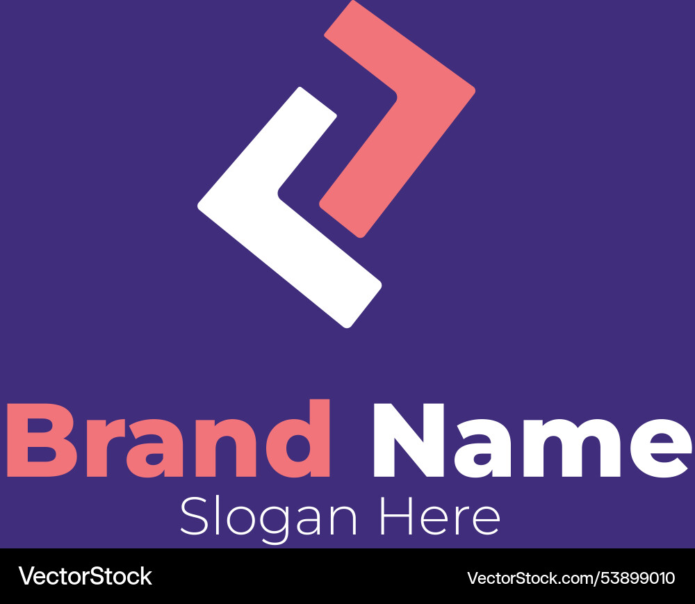 Programmer technology logo modern coding Vector Image