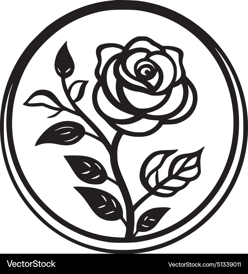 Blumen - minimalistisches und flaches Logo Blumen - minimalistisches und flaches Logo vektorbild