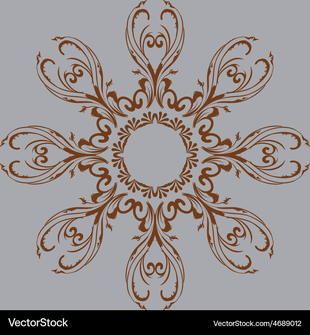 Abstract design of a circular pattern Vector Image