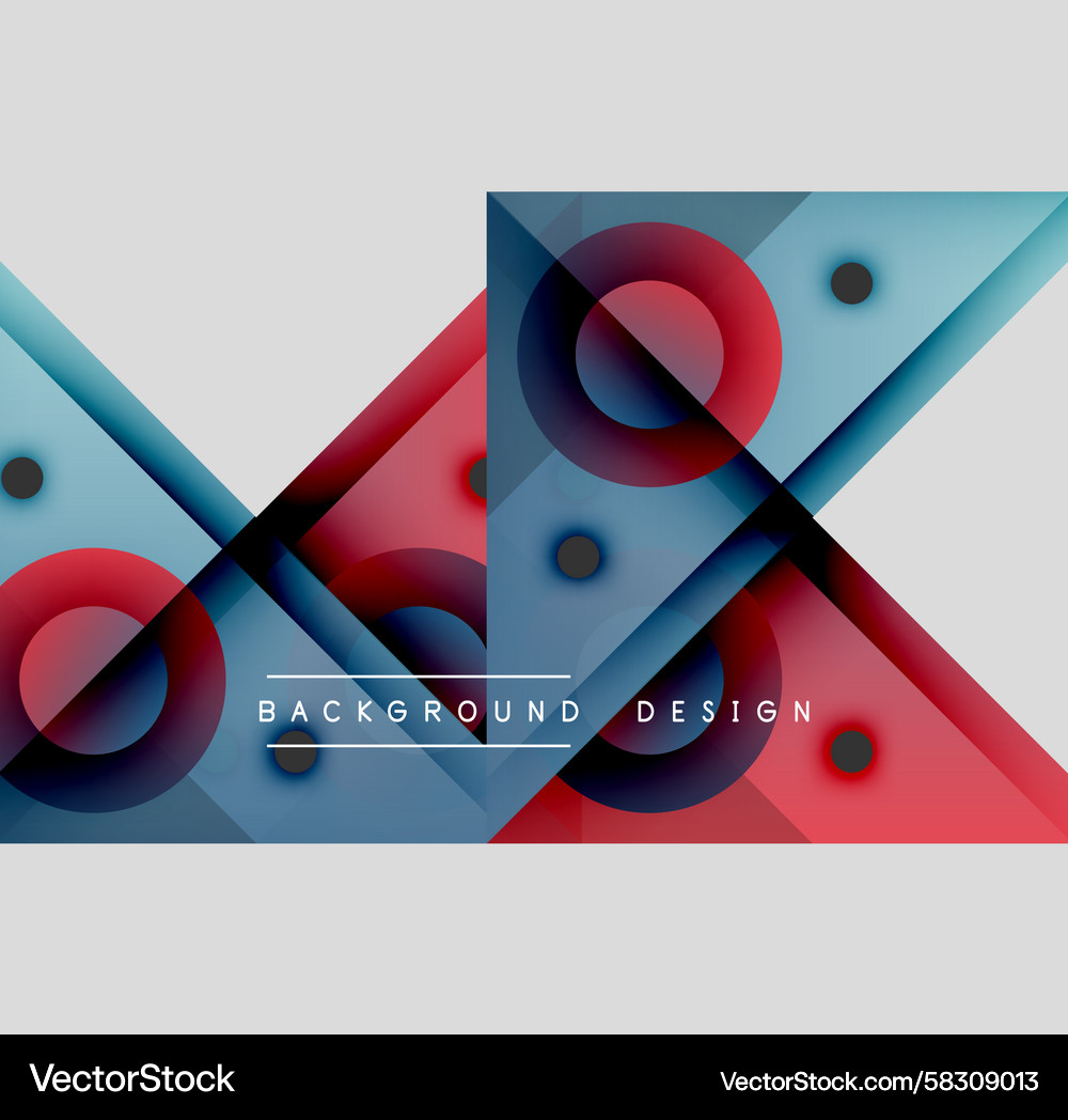 Dynamic Geometric Overlap Vector Image