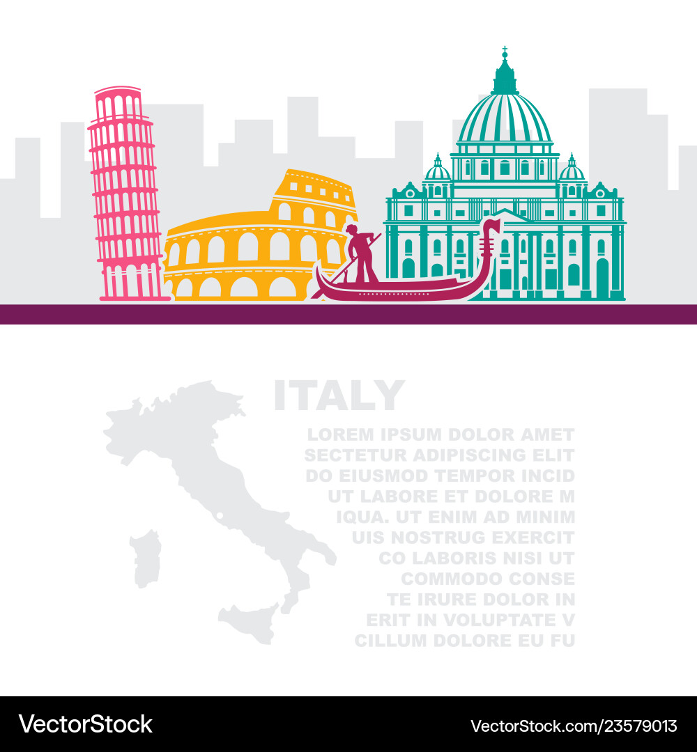 Template of the leaflets with a map Template of the leaflets with a map vector image