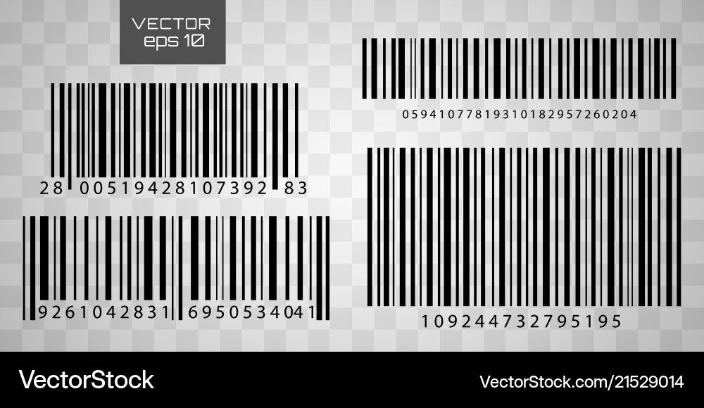 Bar code icon vector image