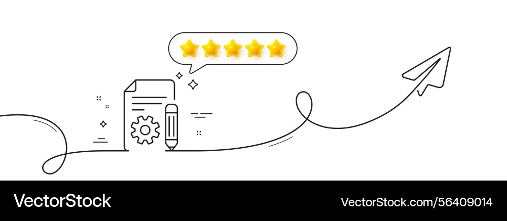 Documentation line icon technical instruction Documentation line icon technical instruction vector image
