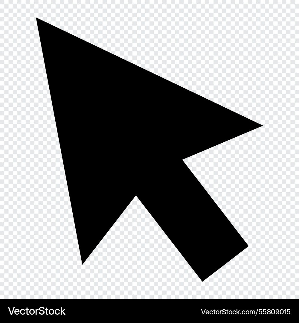 Computer mouse click pointer cursor arrow Computer mouse click pointer cursor arrow vector image