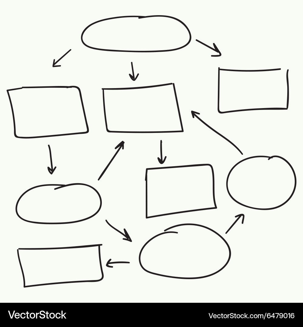 Abstract Flowchart Elements vector image