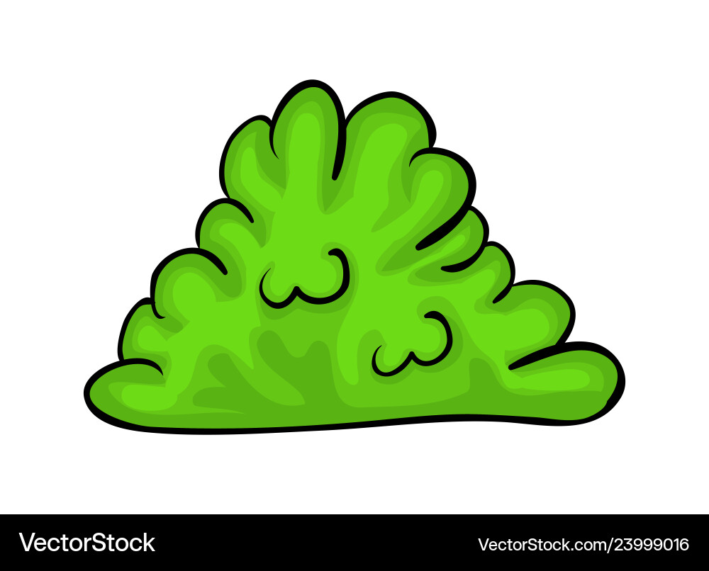 Bush cartoon symbol icon design beautiful Bush cartoon symbol icon design beautiful vector image