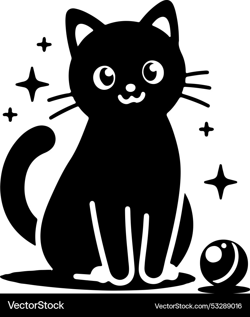 Cat image for multipurpose use Vector Image