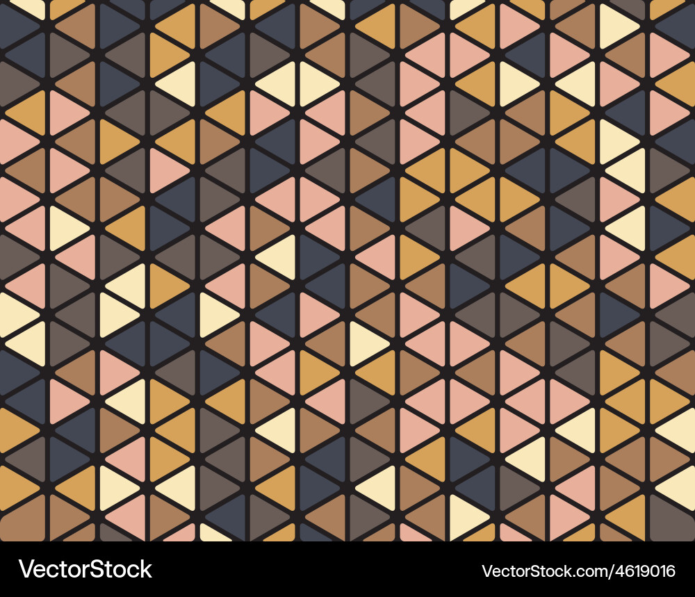 Geometric Triangle Pattern vector image