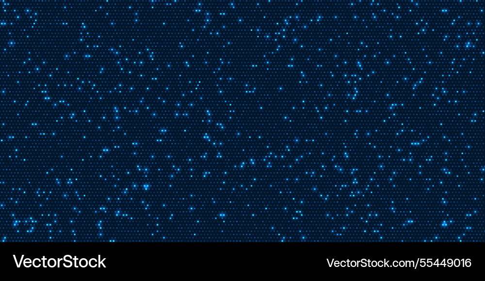 Tech background with pixel dots design vector image